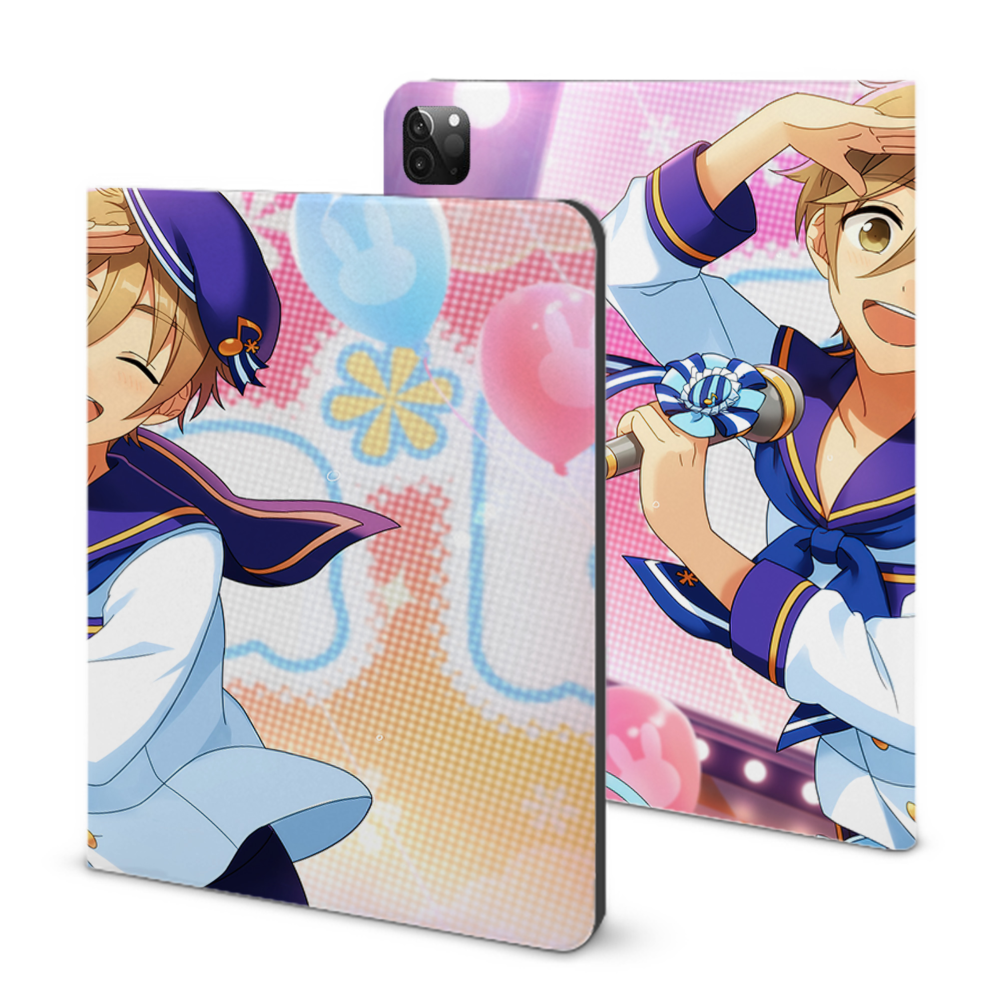 （画像用） あんさんぶるスターズ! Ensemble Stars IPadケース ペンホルダー付き ブックスタイルデザイン